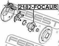 Ступица колеса FORD USA FOCUS 2007-2011 г.