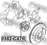 Ступица колеса MAZDA 6 (GH) / MAZDA 3 (BL) / MAZDA 5 (CW) 1999-2017 г.