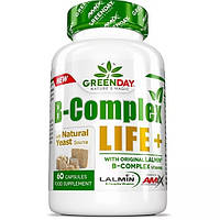 Витамин B для спорта Amix Nutrition GreenDay B-Complex Life+ 60 Caps LW, код: 7911127