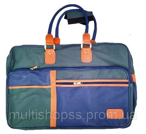 Дорожня сумка з вбудованим портпледом для костюма Ottensten Зелений із синім (520068 green b MP, код: 8299021