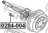 Шпилька колесная SUBARU BRZ / SUBARU LEVORG / SUBARU EVOLTIS 1980-2015 г.