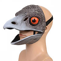 Реалістична маска Динозавра 3Д Мікрораптор для дітей і Дорослих з Рухомою Щелепою Jurassi KB, код: 8206616