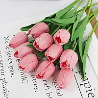 Цветок искусственный тюльпан розовый
