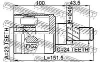 ШРУС NISSAN S-CARGO / NISSAN AD (Y11) / NISSAN SUNNY (B11) / NISSAN CHERRY (N12) 1982-2014 г.