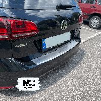 Накладки на бампер з загином Volkswagen GOLF VII універсал з 2012 р.