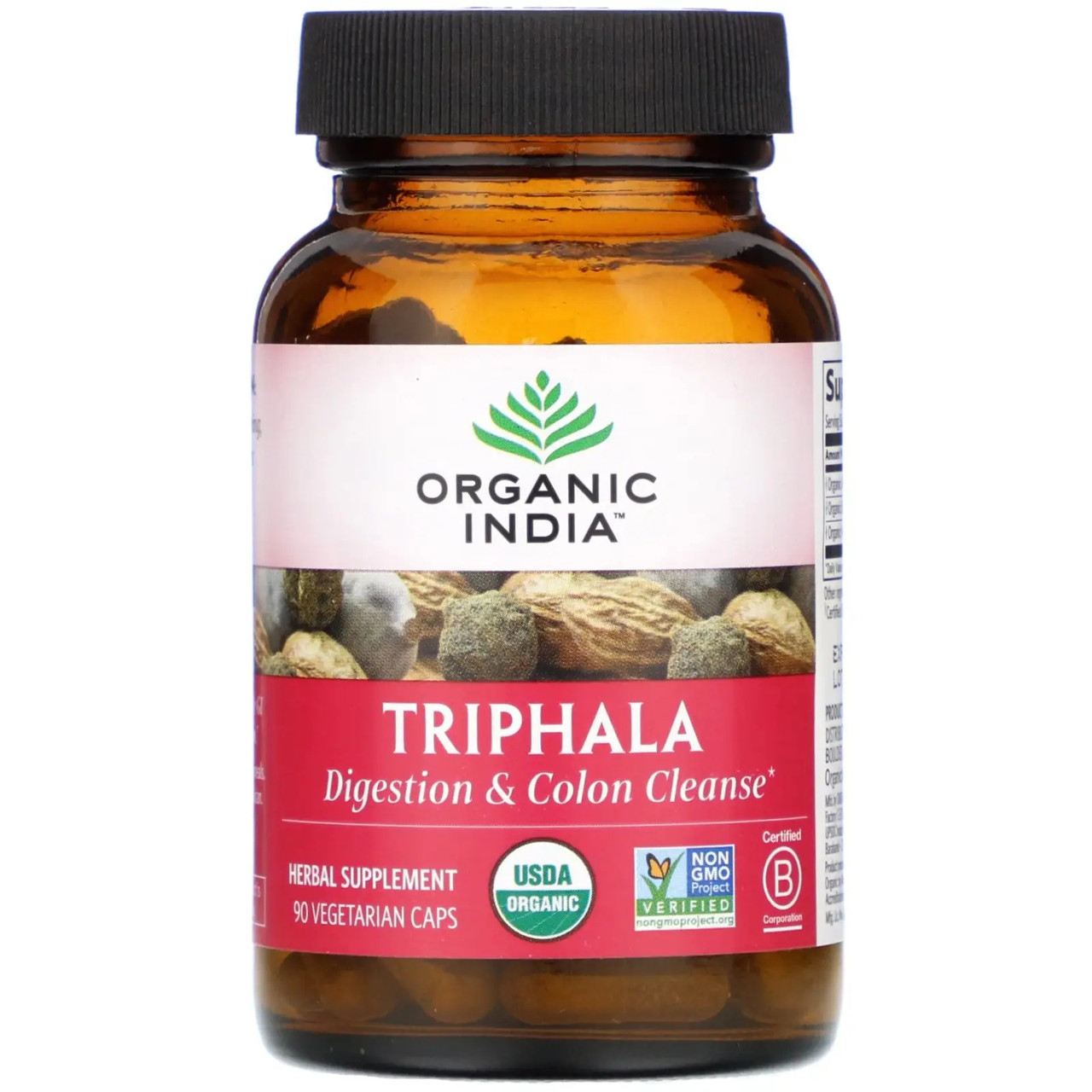 Трифала, Organic India, 90еронні капсул, фото 1