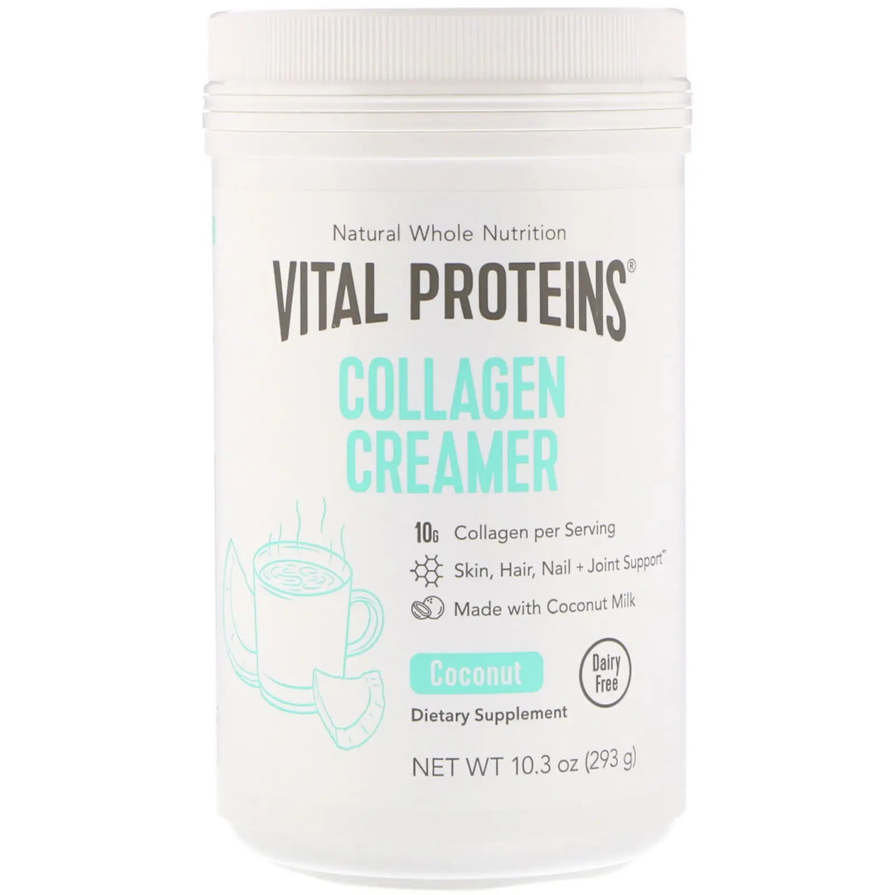 Колагенові вершки Vital Proteins Collagen Creamer зі смаком кокоса 293 г
