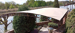 Тент на навіс із непромокальної вітростійкої тканини