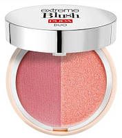 Двойные компактные румяна Pupa Extreme Blush Duo 110 Radiant Amarant Glow Watermelon, 4 г