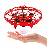 Детский дрон мини-квадрокоптер UFO Hand pro LED Y1102 интерактивный индукционный