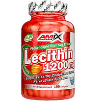 Лецитин для спорта Amix Nutrition Lecithin 1200 mg 100 Softgels SP, код: 7911142