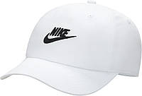 Кепка подростковая Nike K NK CLUB CAP US CB FUT WSH белая FB5063-100