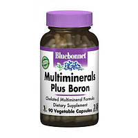 Мультиминеральный комплекс Bluebonnet Nutrition Multiminerals Plus Boron 90 Caps OB, код: 7517513