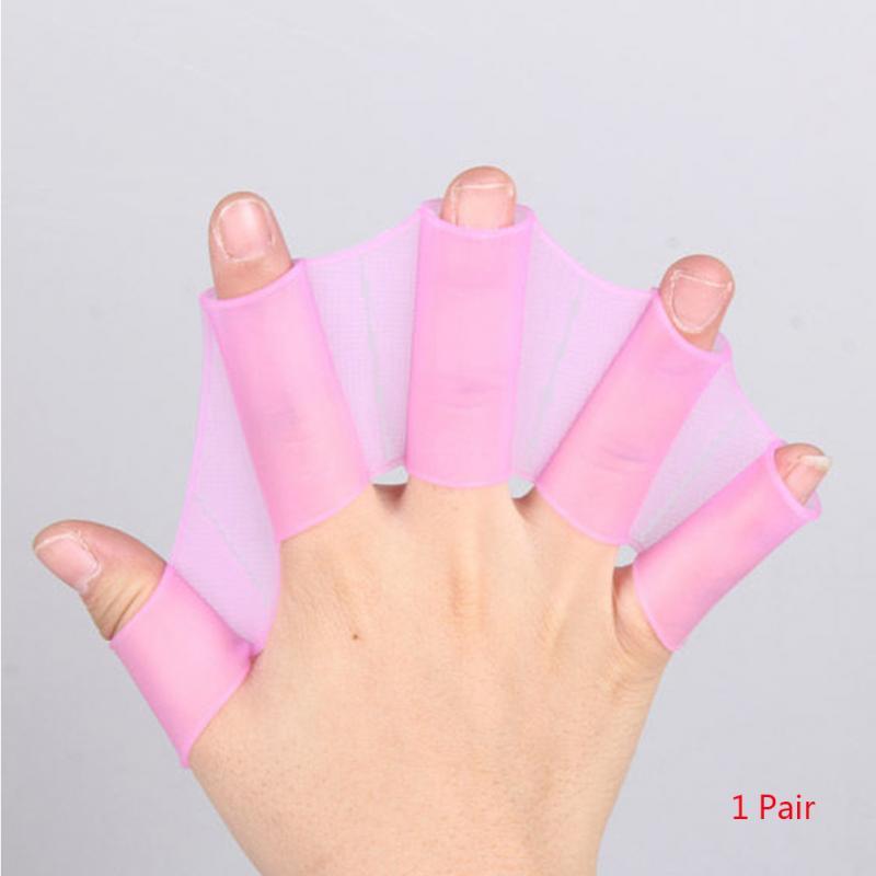 Ласты для рук для плавания - Розовый M + Подарок НожКредитка - фото 1 - id-p2190130463