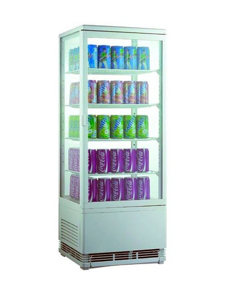 Шафа холодильна FROSTY RT98L-1D White