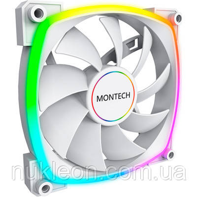 Популярний! Кулер до корпусу MONTECH AX140 PWM WHITE - Краща якість тільки на Nukleon.com.ua