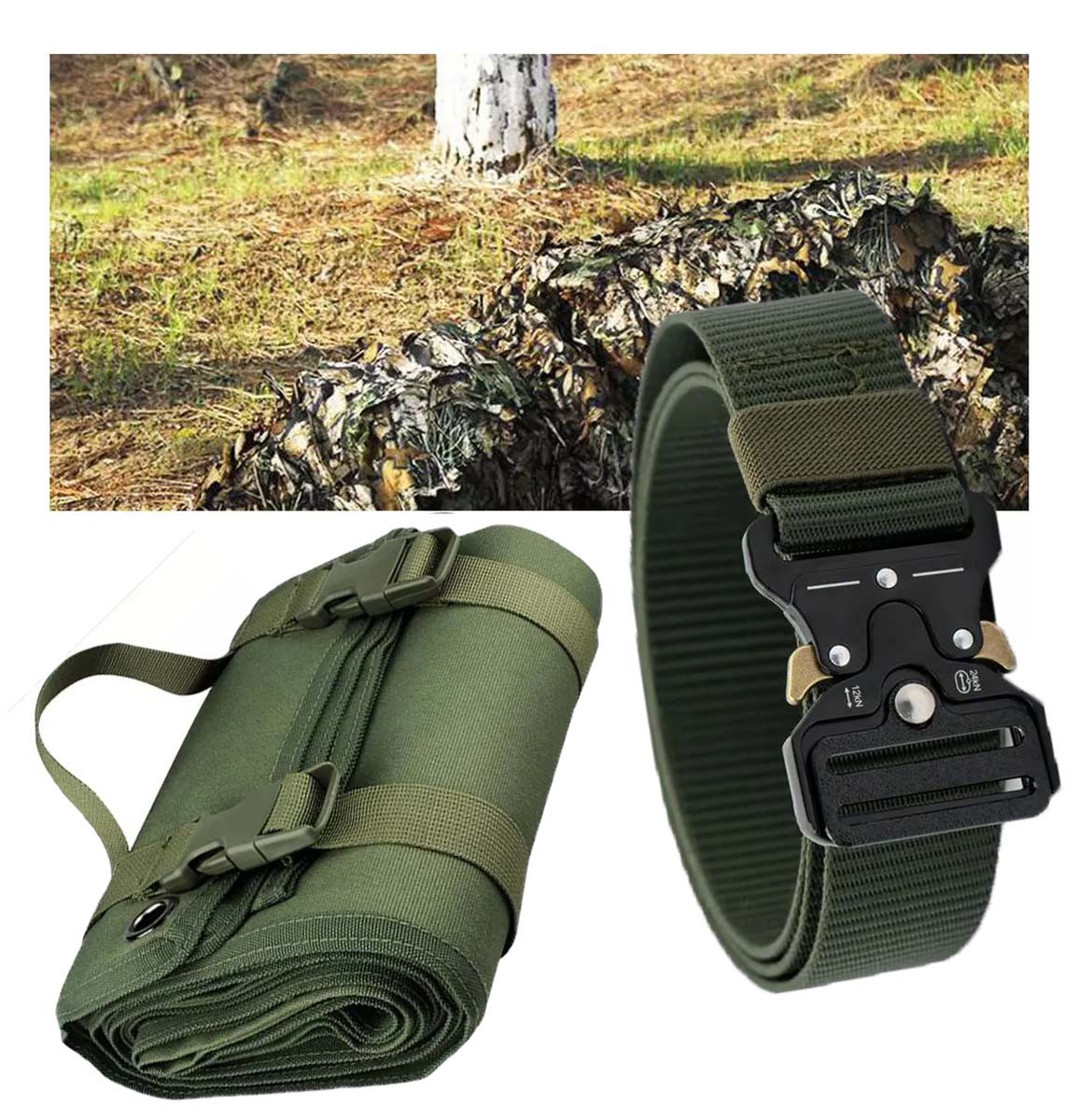 Тактичний комплект 2в1: Ремінь тактичний Assaulter belt 140 см Олива + Тактиче + Подарунок НіжКредитка