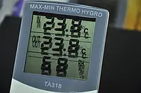 Метеостанция с выносным датчиком температуры TA 318 Гигрометр Влагометр + Подарок НожКредитка