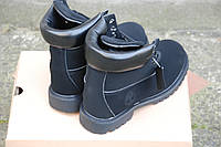Timberland Мужские ботинки на меху зимние 42 - 26 см Черный + Подарок НожКредитка