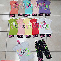Комплект для дівчаток бриджі+футболка (5-8 р.) (DK25)