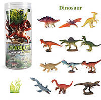 Набор динозавров в тубе 12 фигурок
