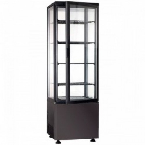 Шафа холодильна FROSTY RT235L black