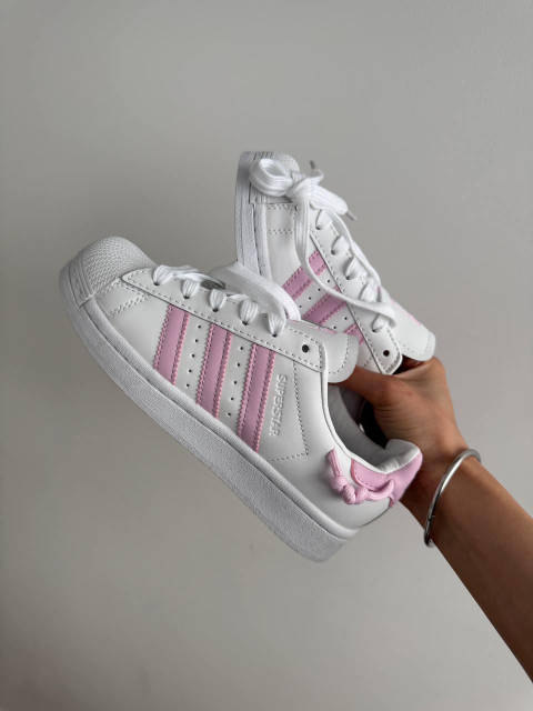 Adidas high tops white and pink online