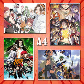 Плакати А4 Shaman King / Король Шаман