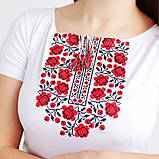 Жіноча вишита футболка, фото 2