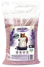 Наповнювач Top Cat Tofu Лаванда соєвий тофу 6 л для котячого туалету