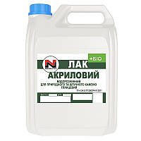 Акриловий лак для каменю +БІО водорозчинний 5л Прозорий напівглянцевий BAUCHIM