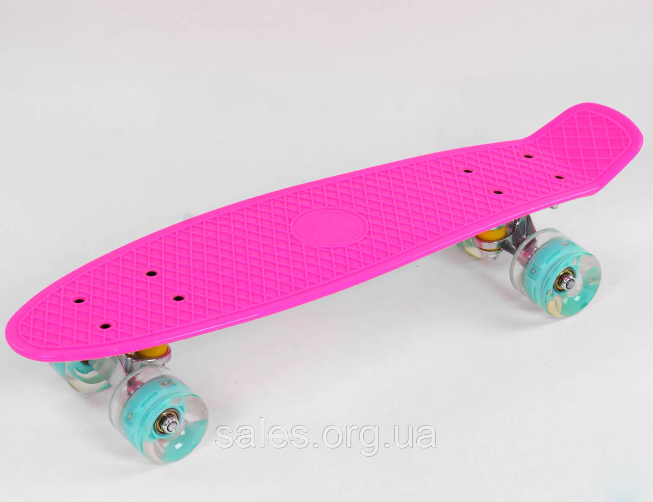 Скейт Пенні борд Best Board Pink (85418) SC, код: 6978535