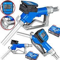 Заправочный пистолет для перекачки топлива AL-FA ALFDG1577 с LCD-дисплеем