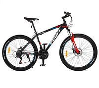 Велосипед "OPTIMAL" PROF1 G26OPTIMAL A26.3 26 д.Алюм.рама 16,5", SHIMANO 21SP, алюм., DB, CS TZ500, чорний