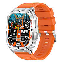 Крутые мужские смарт часы Smart Respect X Orange c компасом