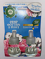 Электрический освежитель воздуха Air Wick Crisp Cotton & Peony 2 шт.