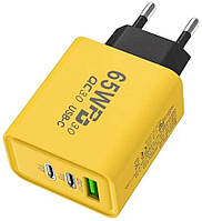 Зарядний пристрій адаптер 65w Ar-pd05 (1 usb 2 type-c)