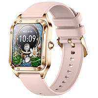 Стильные женские смарт часы с богатым функционалом и непревзойденным дизайном Smart Flower Rubber, 2 ремешка