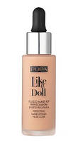 Рідка тональна основа Pupa Like a Doll Perfecting Make-up Fluid Nude Look 020 Light Beige, 30 мл