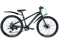 Качественный стальной велосипед 24" Formula FOREST DD рама с крылом Pl 2024_ТТ