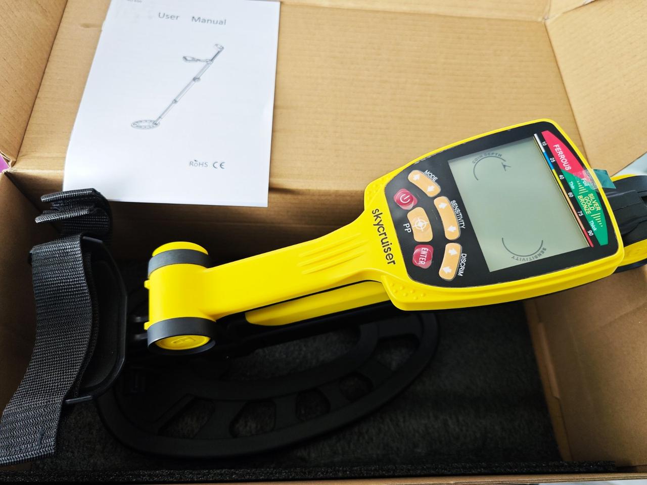 TX-650 Складной металлоискатель. Профессиональный металлоискатель ...