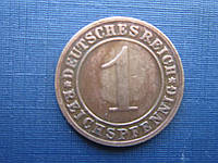 Монета 1 пфенниг Германия 1929 F