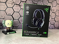 Мощные проводные наушники Razer Blackshark V2 X для игр с микрофоном, наушники c качественным звуком накладные