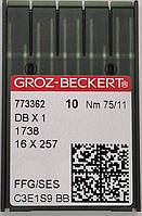 Голки Groz-Beckert DB*1 №75 SES