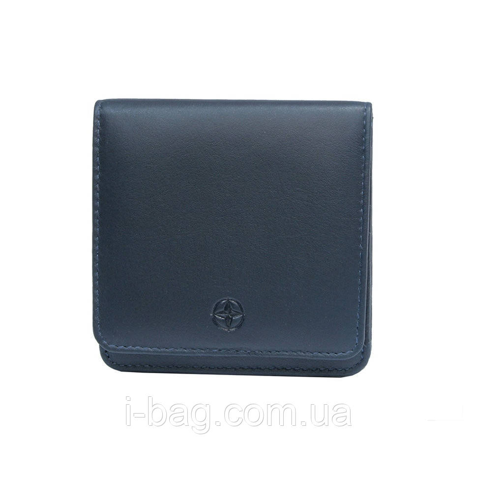 Шкіряне портмоне Cortina 5064 navy синій