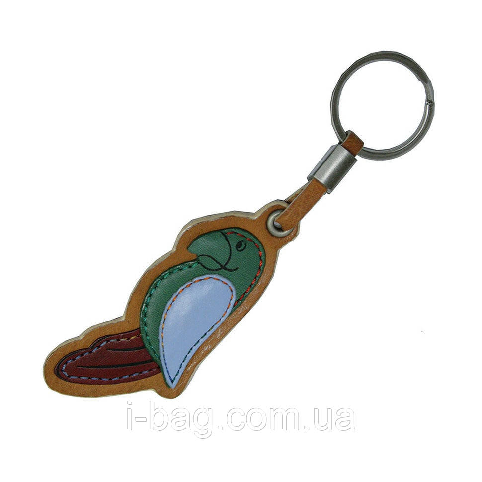 Брелок шкіряний Happy key PAPPAGALLO 144