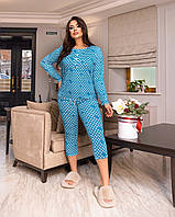 Женская пижама из турецкого трикотажа в 50-56 больших размерах