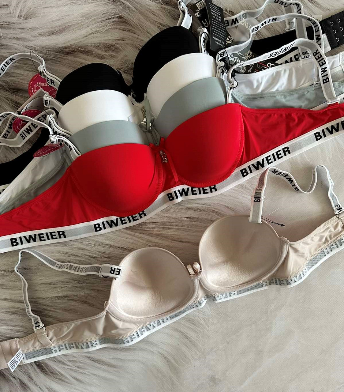 Бюстгальтер гладкий анжеліка з корректором чашка C 5 кольорів, фото 1