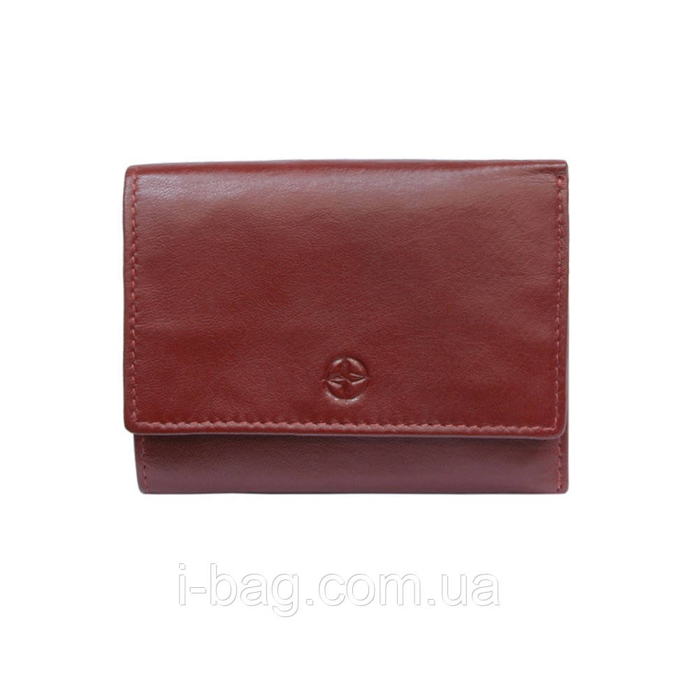 Шкіряне портмоне Cortina 5063 rosso червоний