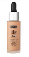 Рідка тональна основа Pupa Like a Doll Perfecting Make-up Fluid Nude Look 030 Natural Beige, 30 мл